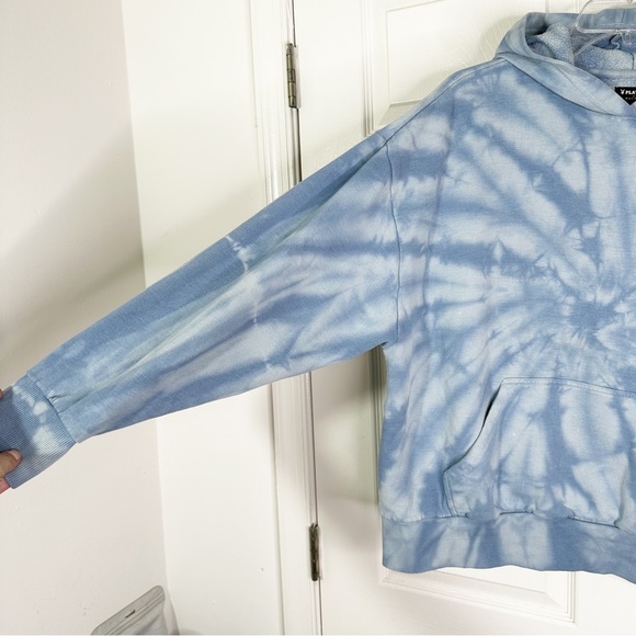 Playboy x PacSun Spiral Tie Dye Bunny Hoodie Blue Women’s Sz S - Picture 8 of 11